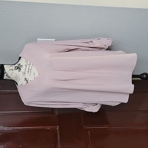 𝅺SHEER tunic length flowy top size large